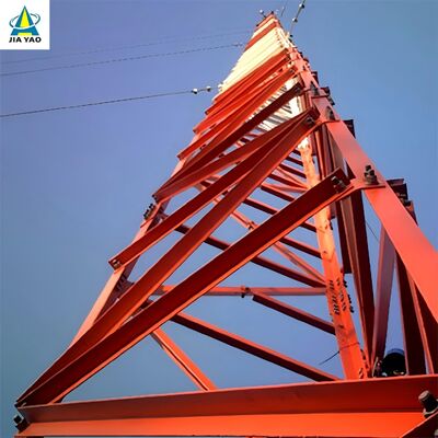 35 42 48M Hot Dip Galvanized Guyed Tower for Gobi Region Telecom Tower
