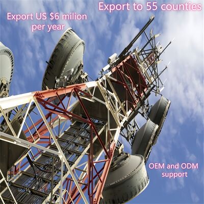 برج فولادی 42M Q355 4 پایه مقاوم در برابر یخ برای انتقال سیگنال آلپ
