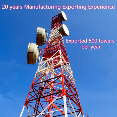 45M Multi Platform 4 Legged Angle Steel Tower Heavy Load For High Speed Railway Hub